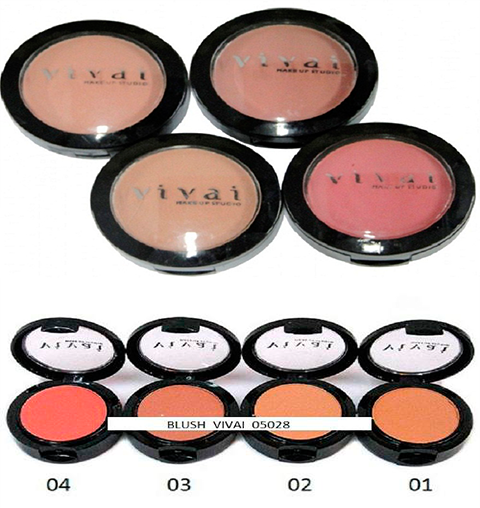 Blush Vivai C/ Espelho E Pincel 05028